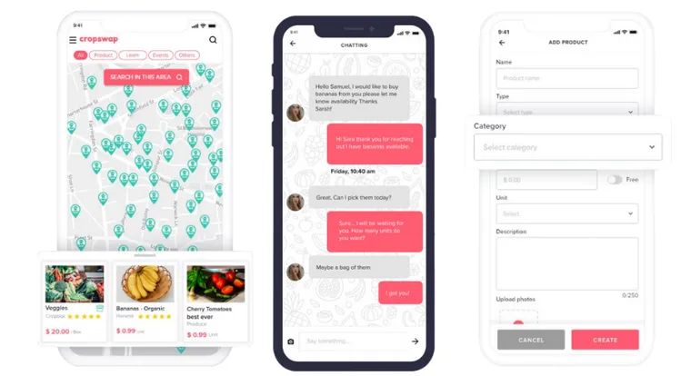 Cropswap application screenshot